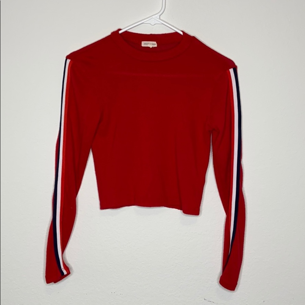 red crop top